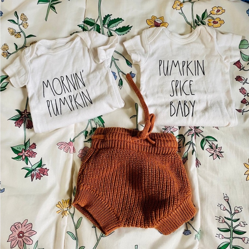 Rae dunn/mebie baby Fall bundle 3/6